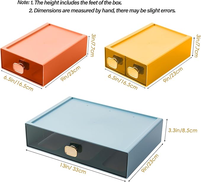 DETEIN 2 PACK Stackable Desk Organizer - Image 2