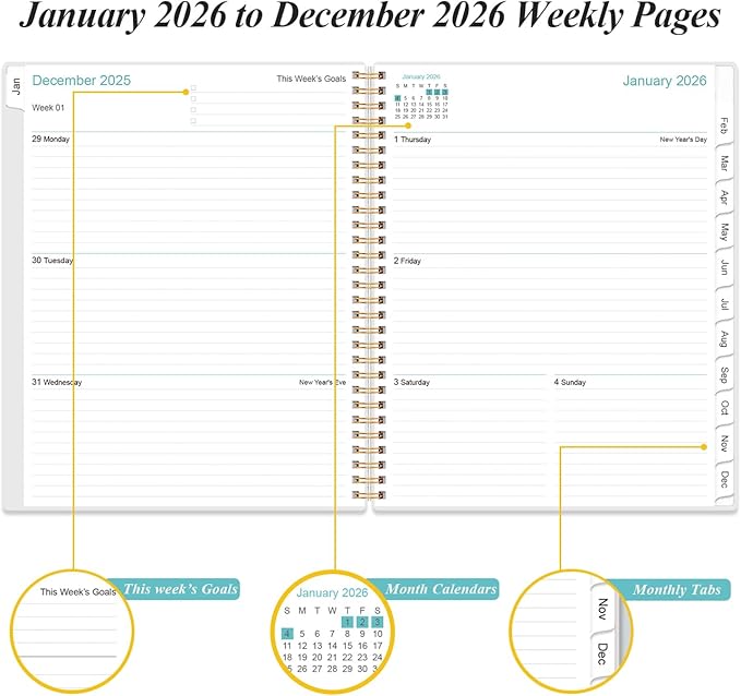 2026 Planner - Planner 2026 from January 2026 to December 2026 - Image 3
