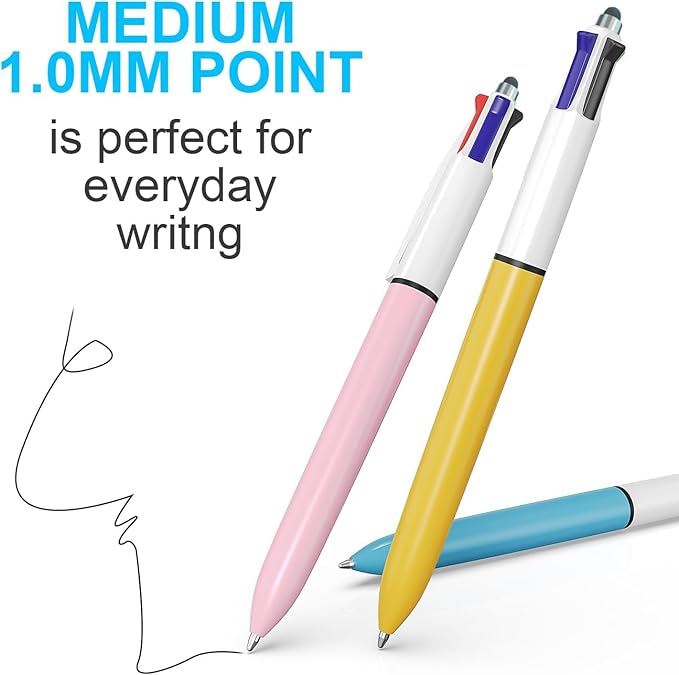 Aosrpvoi 8-Pack Multicolor Ballpoint Pens - Image 3