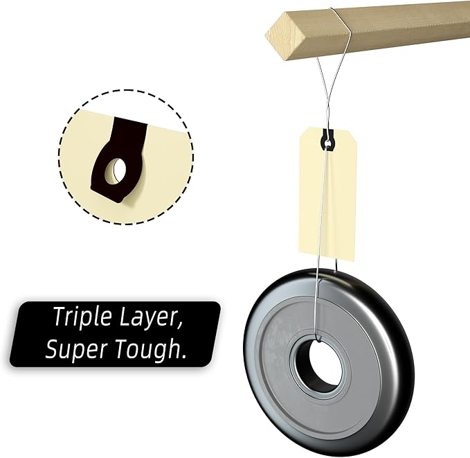 INNOVART Shipping Tags Double Wired 3 3/4" x 1 7/8", Manila Wire Tag - Image 3