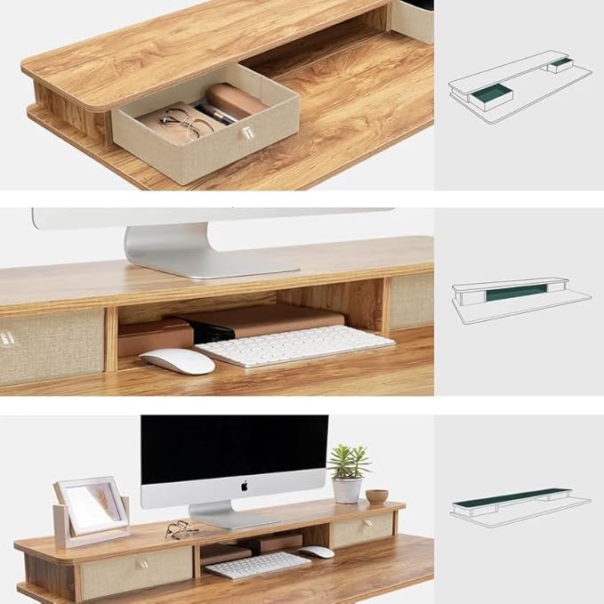 FEZIBO 55 x 24 Inch Whole-Piece Height Adjustable Standing Desk - Image 4