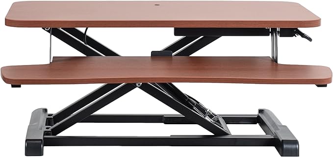 VIVO 28 inch Desk Converter, K Series, Height Adjustable Sit to Stand Riser by VIVO