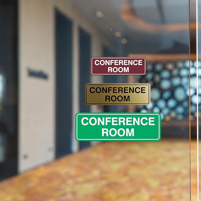 Standard Conference Room Sign -Red - Image 6