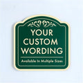 Custom Decorative Outdoor Metal Signs by SpeedyOrders
