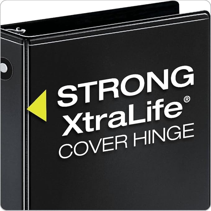 Cardinal Economy 3-Ring Binders, Round Rings, Holds 625 Sheets, Carton of 12 - Image 3