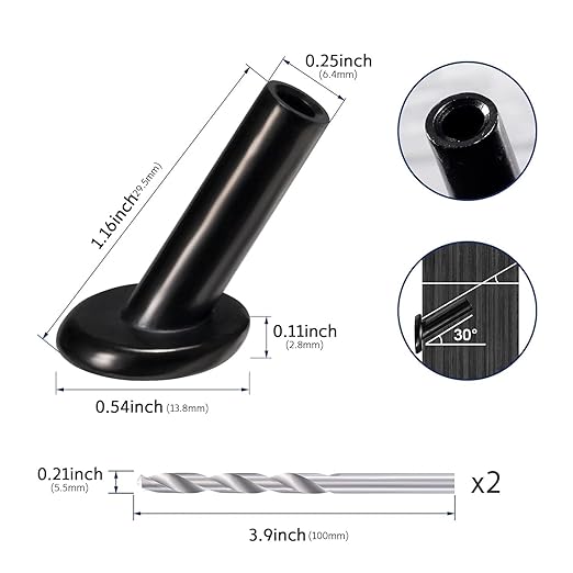 RiaYer 20 Pack 30 Degree Angle Protective Sleeves, T316 Marine Grade Cable - Image 2