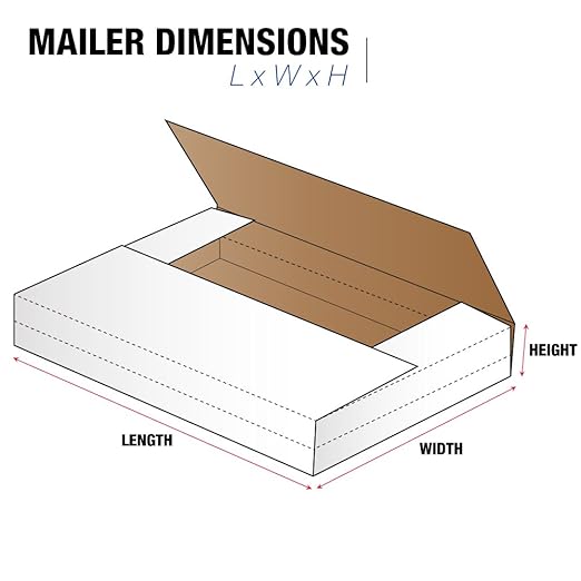 Tape Logic TLM302214 Jumbo Fold-Over Mailers - Image 2