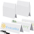 Fainne 30 Sets Dry Erase Name Tent Cards by Fainne