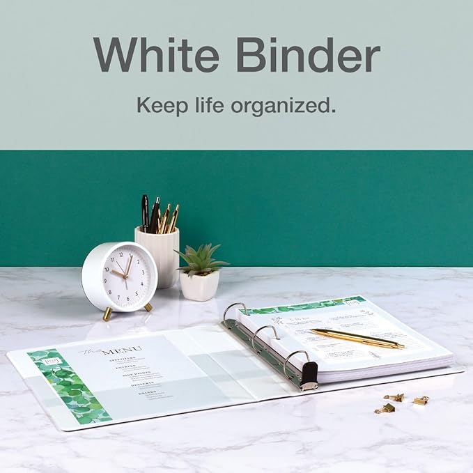Cardinal 3 Ring Binder, 1 Inch Premier Easy Open Binder, ONE-Touch Locking - Image 6