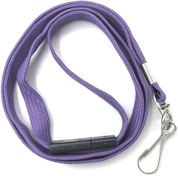 Bird Fiy Lanyard Light Purple Lanyards Neck Flat Premium Breakaway Badge Lanyard - Image 4
