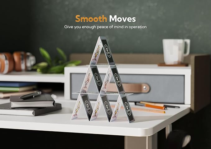 Claiks Standing Desk with Drawers, Stand Up Electric Standing Desk Adjustable - Image 9