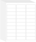L LIKED Printable Address Labels, 000 Stickers, 30 per Sheet, Mailing Labels by LLIKED
