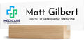 Custom Business Logo Desk Name Plate by Brd+Gifts