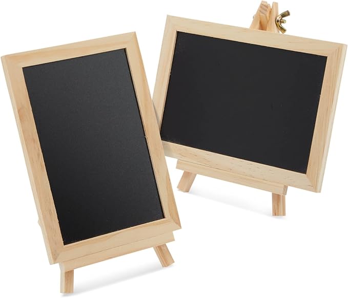 Juvale Wood-Framed Mini Chalkboard Signs - Image 9