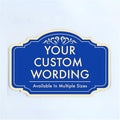 Custom Decorative Outdoor Metal Sign, Personalized Aluminum Driveway Waterproof by SpeedyOrders