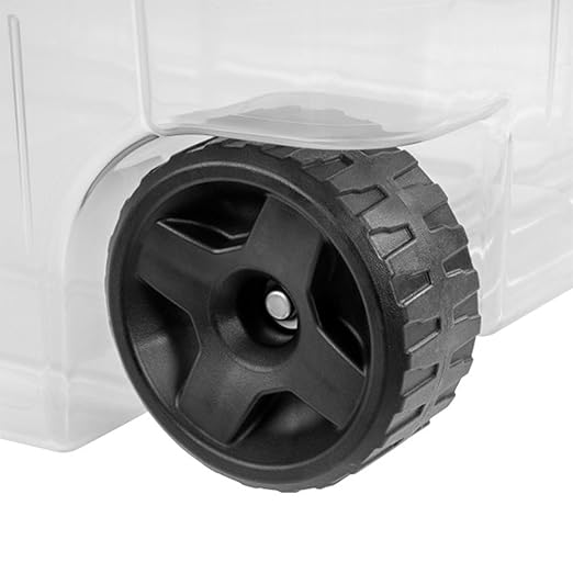 Sterilite 4-Pack Modular Stacker Box, Durable Clear Plastic Storage Bins - Image 9