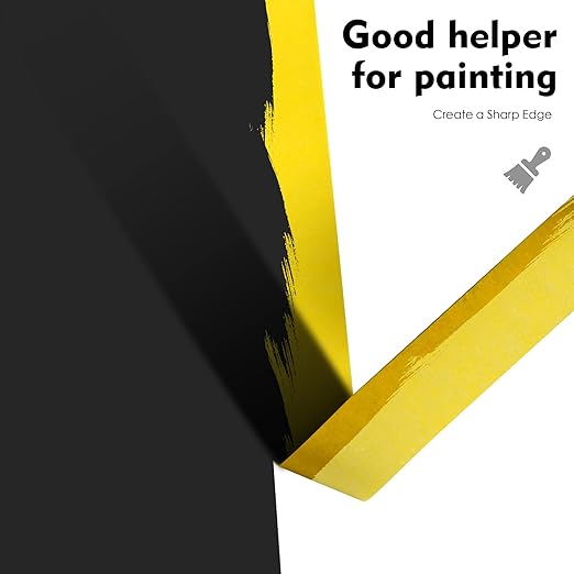 KIWIHUB Yellow Painters Tape, DIY Crafting, Decoration and School Projects - Image 4