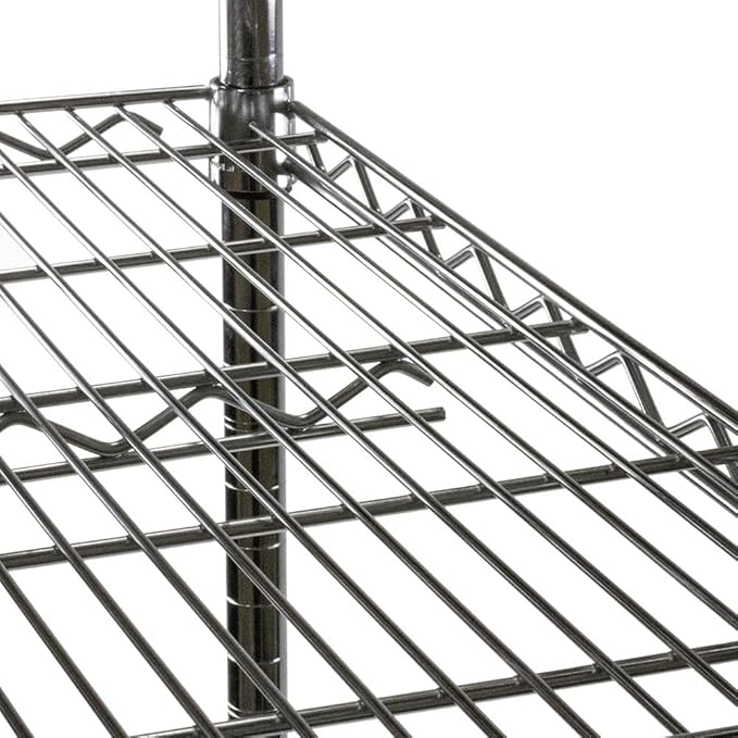 Shelving Inc. 8" d x 42" w Chrome Wire Shelving - Image 6