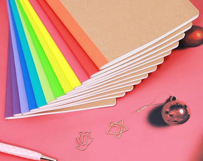 Wotion 12 Pack Kraft Notebooks, Journals in Bulk - Image 2