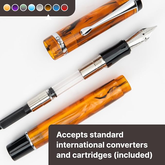 Conklin Duragraph Fountain Pen Amber - Image 8