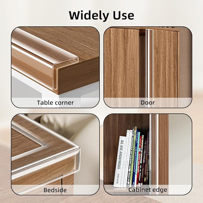 Baby Proofing Edge Protector for Kid Clear Edge Protector Strip Safety Corner - Image 5