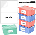 200 Pcs Labels for Storage Bins, 6 x 4 inch Large Label Stickers by Thboxes