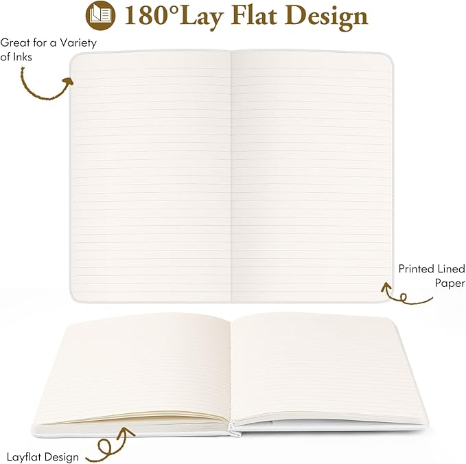 Huhuhero Notebooks Journal, College Ruled Notebook, Premium Thick Paper Lined - Image 3