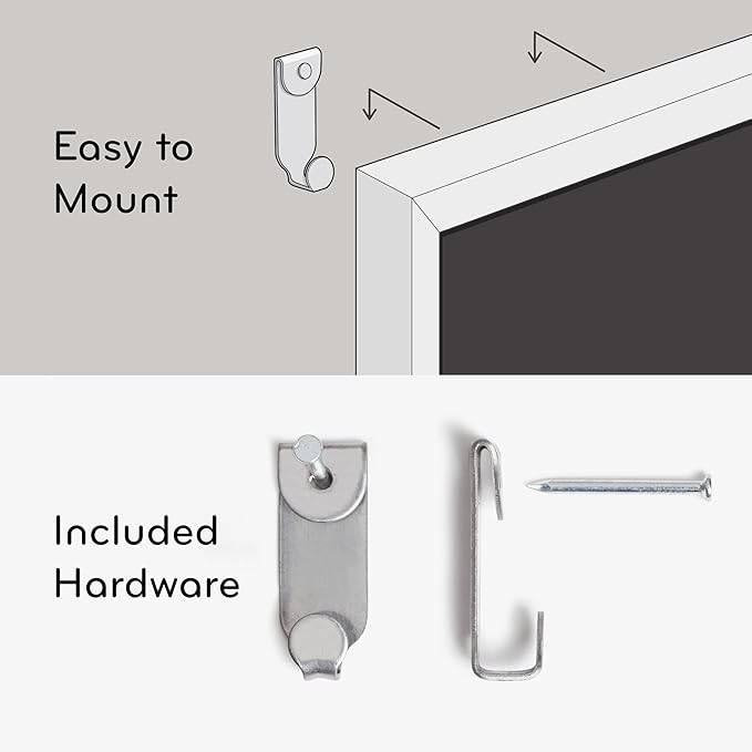 U Brands Magnetic Whiteboard 24" x 36", Wall Mounted White Board - Image 5