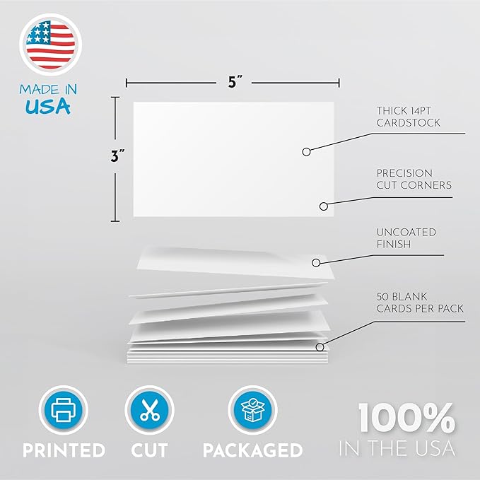 Home Advantage 3x5 Blank Index Cards - Image 5