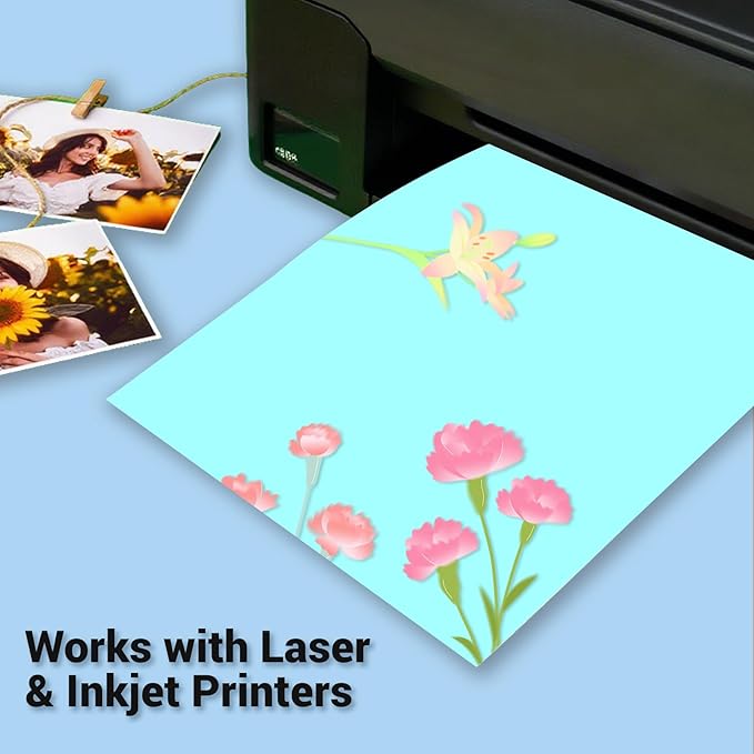 Cardstock Paper, 5 Colors Colored Cardstock 8.5x11, 80 Sheets Card Stock - Image 5