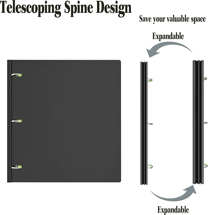 INFUN Telescoping 3 Ring Binder - Image 2