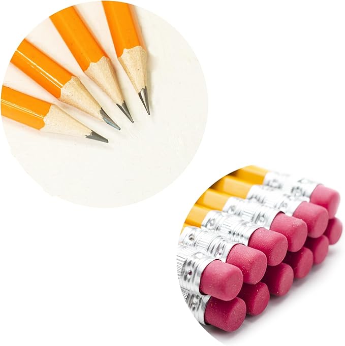 SKKSTATIONERY 50 Pcs Pre-sharpened pencils, Pencils Sharpened - Image 2