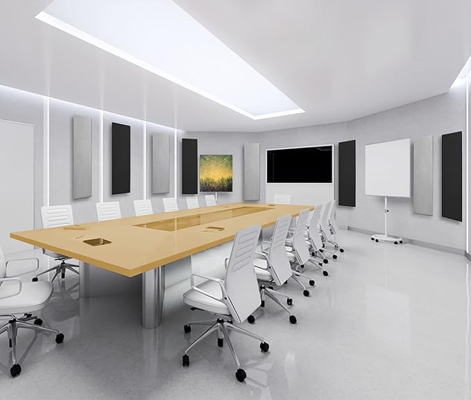 Tönnen Acoustic Panel Gray | Fiberglass 2-pack | Professional sound absorbing - Image 2