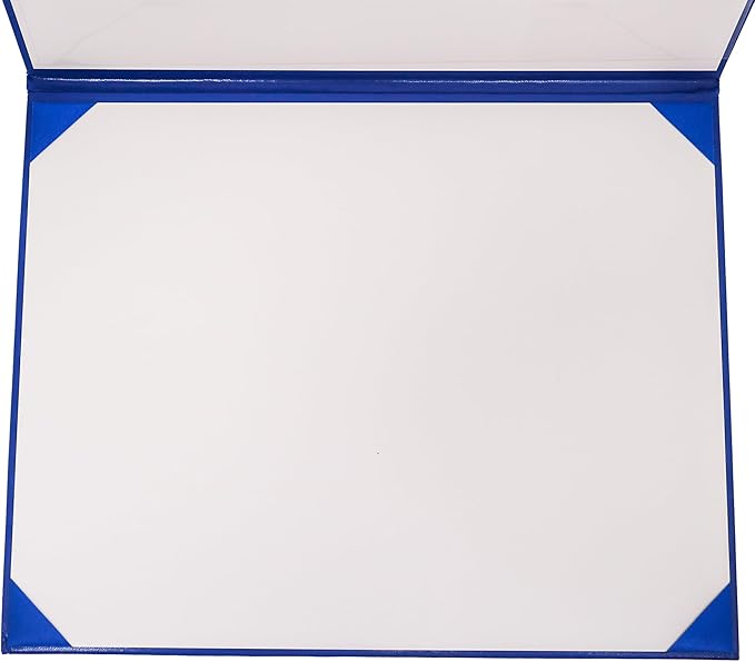 GraduationMall 11"x14" Imprinted Padded Diploma Cover Certificate Holder Royal - Image 4