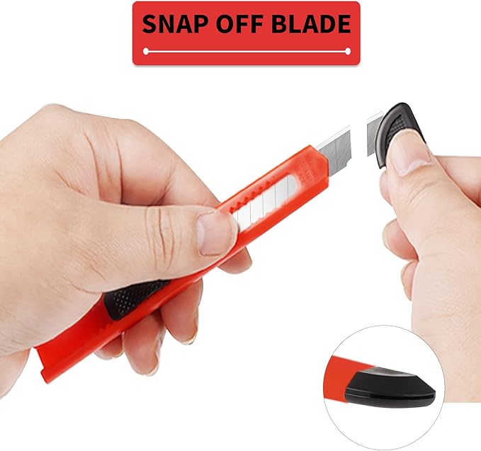24Pack Box Cutters Utility Knife Retractable Compact Extended Use - Image 2
