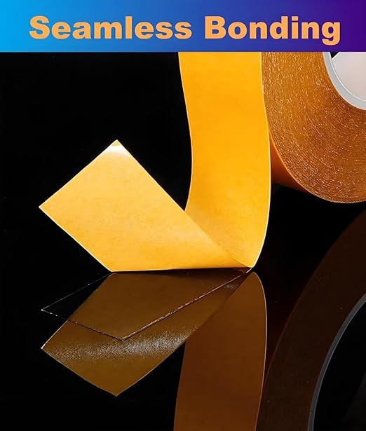 Ultra-Thin Clear Double Sided Tape Heavy Duty 2-Inch x 50 Feet Two Sides Strong - Image 4