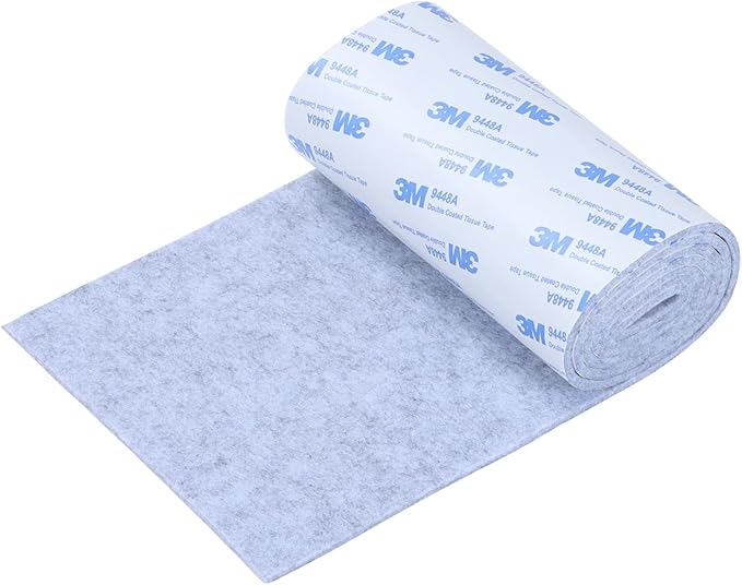Felt Furniture Pads, Non Slip Self Adhesive Cuttable Felt Tape Gray Heavy Duty by VOCOMO