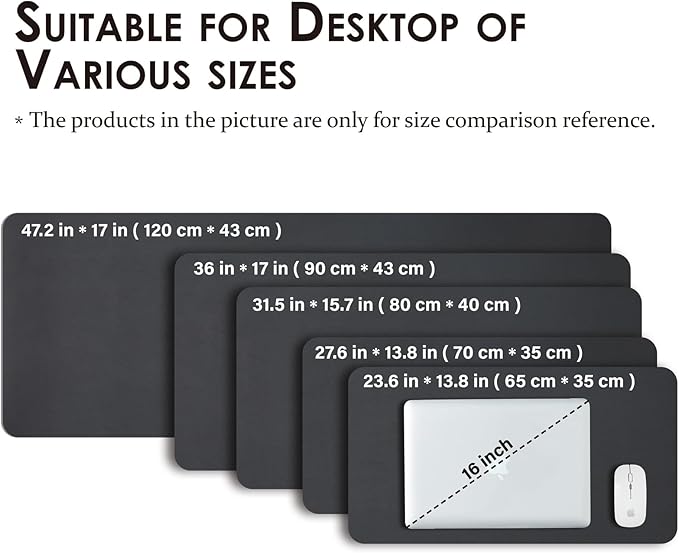 HOMIEAZICOZI Leather Desk Mat - Image 5