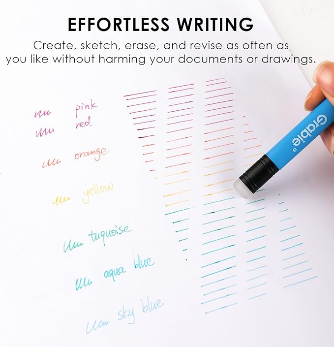 Grabie Erasable Gel Pens, 36 Colors Erasable Pens, Make Mistakes Disappear - Image 5