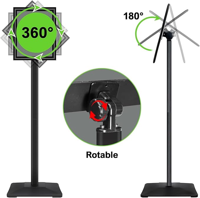 INNOVSIGN 3Packs Heavy Duty Adjustable Pedestal Poster Sign Stand, 8.5x11 - Image 4