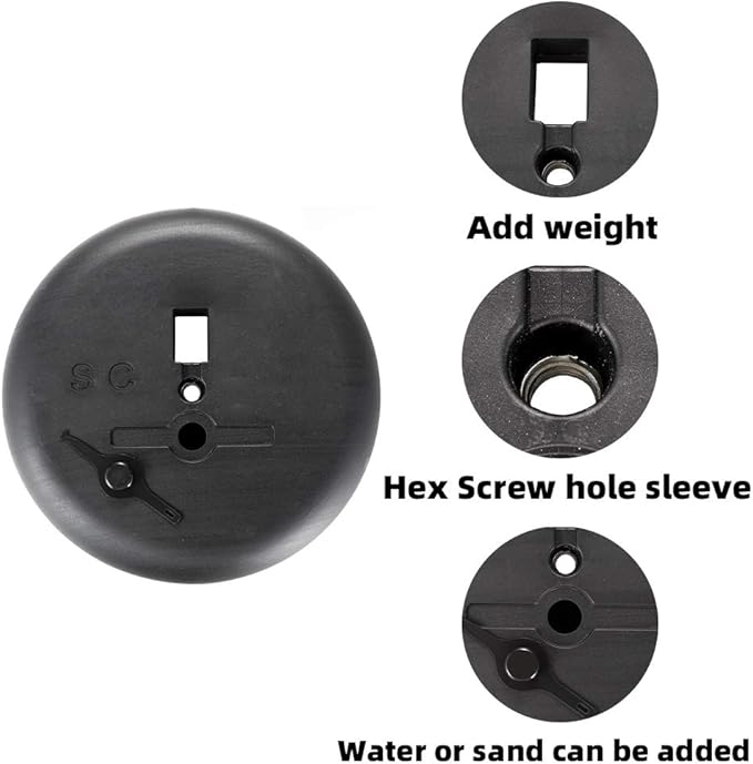 SENZHIYI Heavy Duty Poster Sign Stand Holder Adjustable Snap Open Aluminum - Image 4