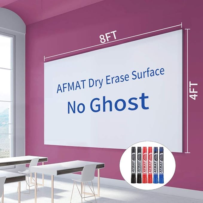 Dry Erase Whiteboard Paper, Large White Board Stickers by AFMAT