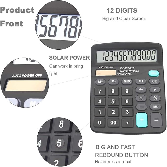 BESTWYA Calculators, Large Button Calculator - Image 2