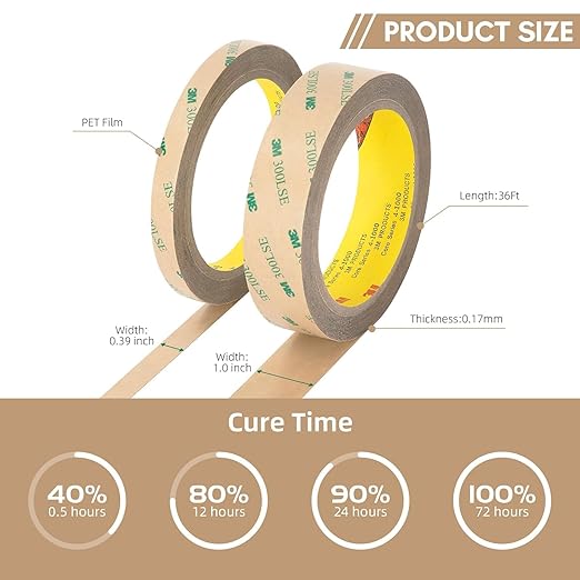 Made of 3M 300LSE Double Sided Tape 0.5" x 36Ft, Laptop & Phone Repairs - Image 8