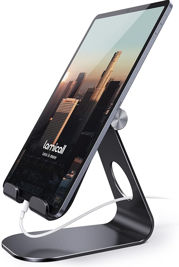 Lamicall Tablet Stand Adjustable, Tablet Stand : Desktop Stands Holder Dock by Lamicall