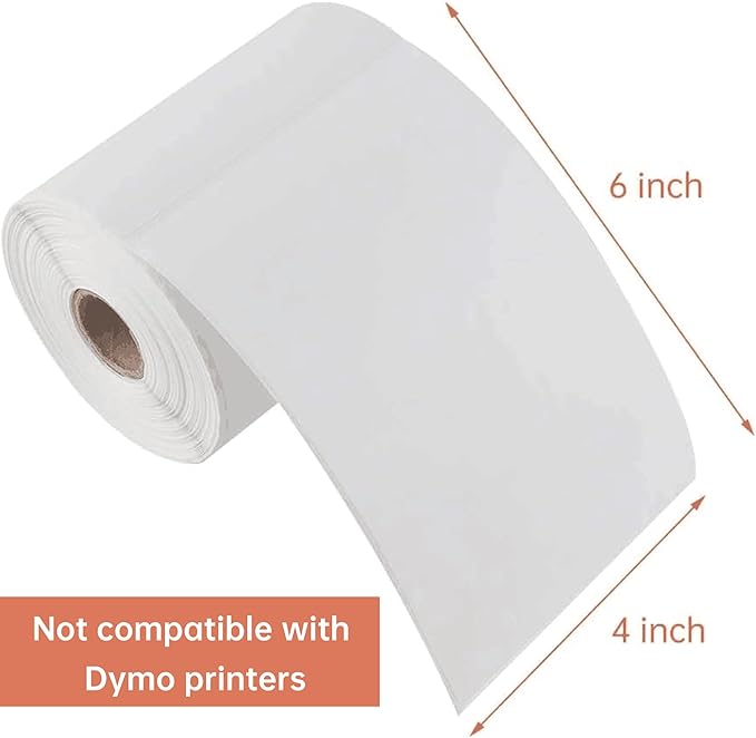 L LIKED 2500 PCS 4"x 6" Thermal Shipping Labels, Compatible - Image 3