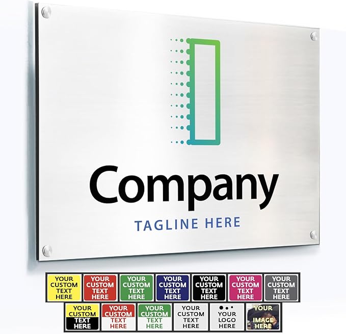 Custom Metal Signs, Personalized Aluminum, Customized Safety, Business Signs by SpeedyOrders