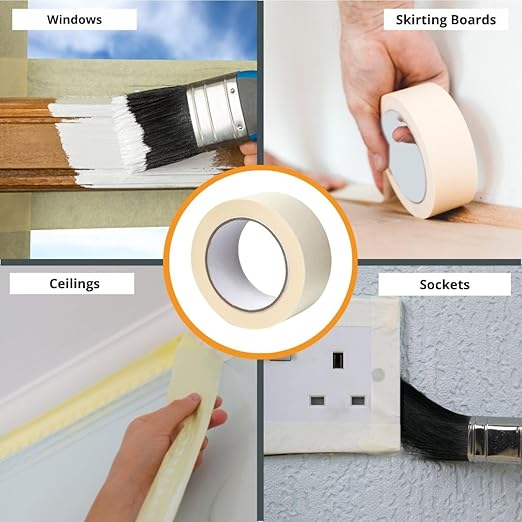 GTSE Masking Tape, 1 Roll, 2 inches x 55 Yards - Image 3