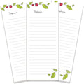 Current Ladybugs Personalized Notepads – Set of 3, 50-Sheet Lined Paper Pads by Current