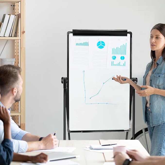 White Board Easel Office Portable Dry Erase Boards - Image 7